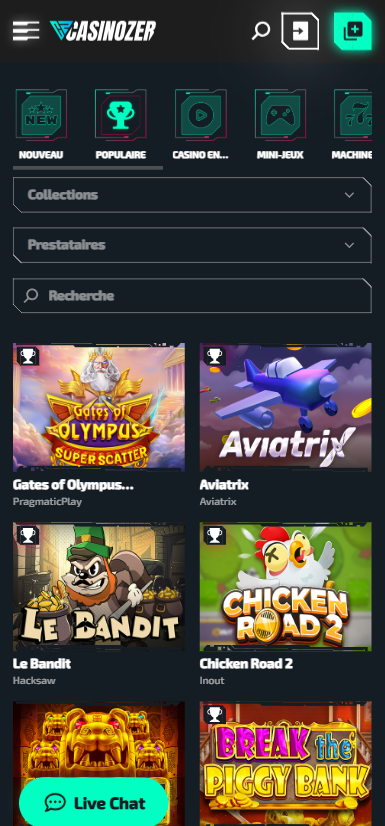 Casinozer machines à sous